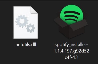 archivos necesarios para Spotify Mod en Windows