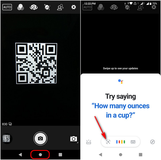 Escanee códigos QR en Android
