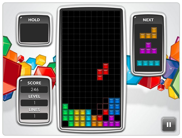 captura de pantalla de tetris