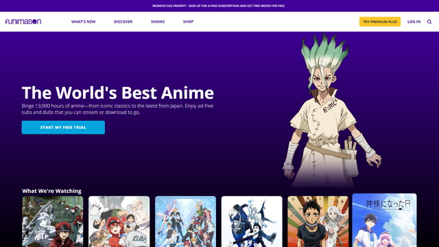 funimation: el mejor sitio web de anime denominado en inglés