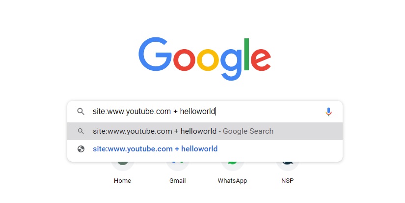 búsqueda de Google