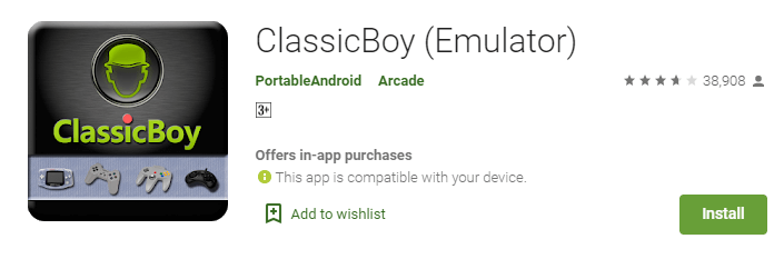 Classic Boy - Emulador GBA