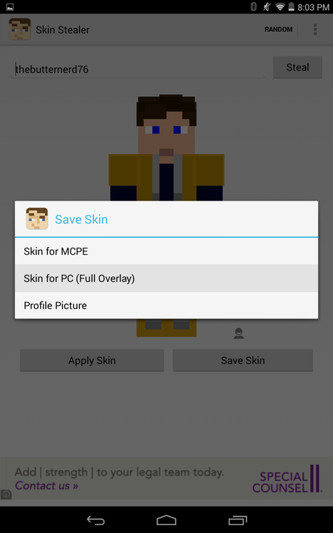 paso 4 skin gratis minecraft