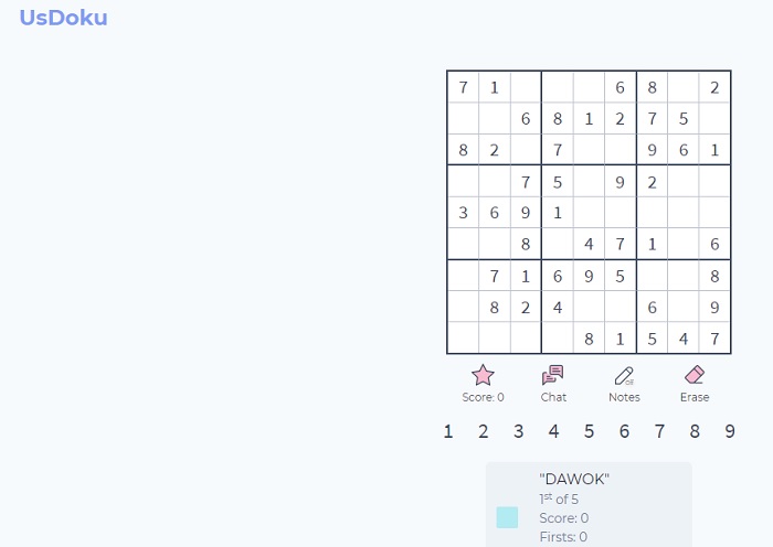 Los mejores juegos en línea para jugar con amigos Sudoku