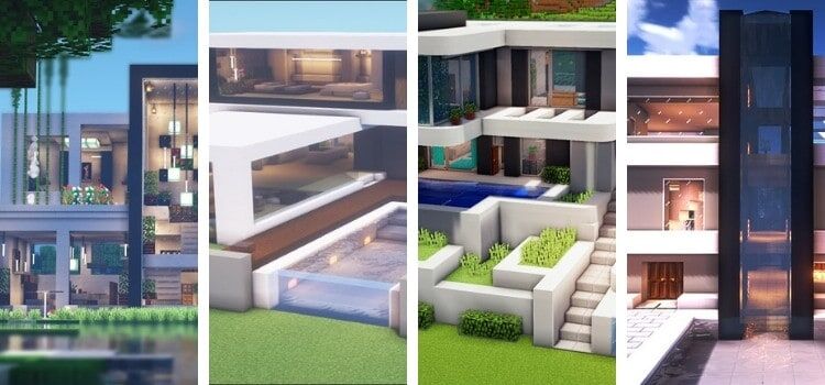Ideas de casas modernas para Minecraft