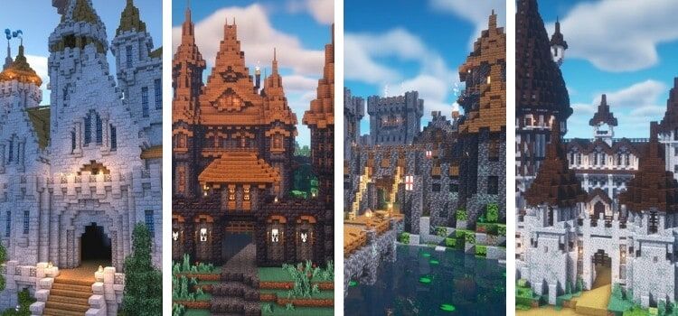 Las mejores ideas de castillos de Minecraft