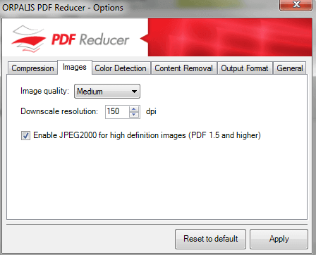 Reductor de PDF de Orpalis